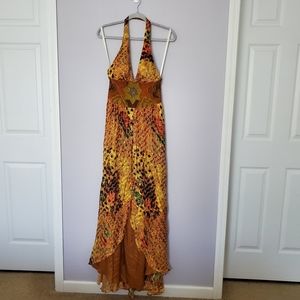 Jovani - Dolce Jovani 90s Beaded Silk Dress